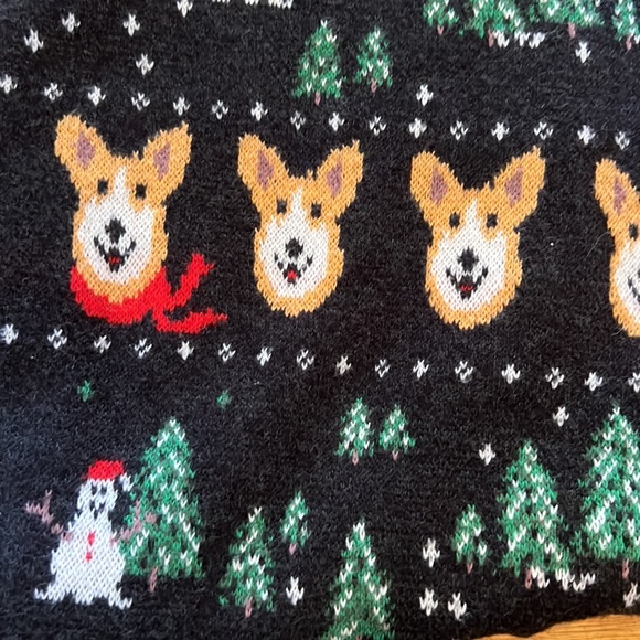 Corgi Sweater Holiday Leggings! Size Medium- Gently Used 🐾 American Eagle - Picture 2 of 7